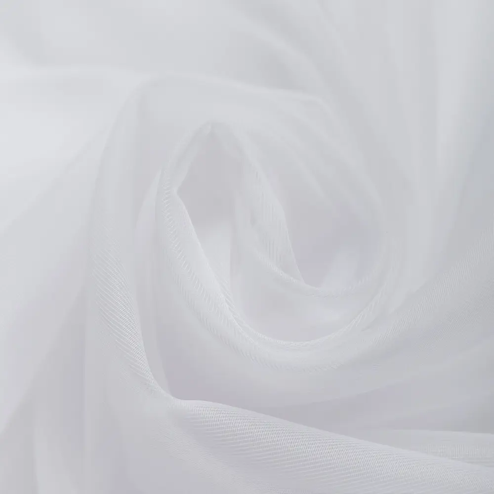 Фото 2 Тюль 1 м/п Foglie сетка вышитая 280 см цвет белый Фото 2 Тюль 1 м/п Foglie сетка вышитая 280 см цвет белый
