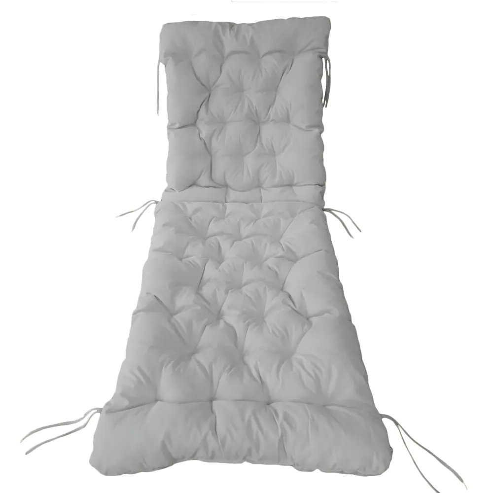 Фото 2 Подушка для садовой мебели Linen Way 60x190 см цвет серый Фото 2 Подушка для садовой мебели Linen Way 60x190 см цвет серый