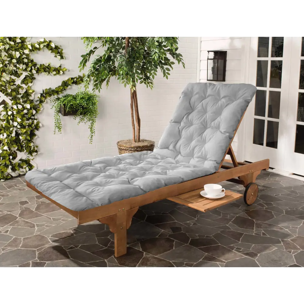 Фото 3 Подушка для садовой мебели Linen Way 60x190 см цвет серый Фото 3 Подушка для садовой мебели Linen Way 60x190 см цвет серый