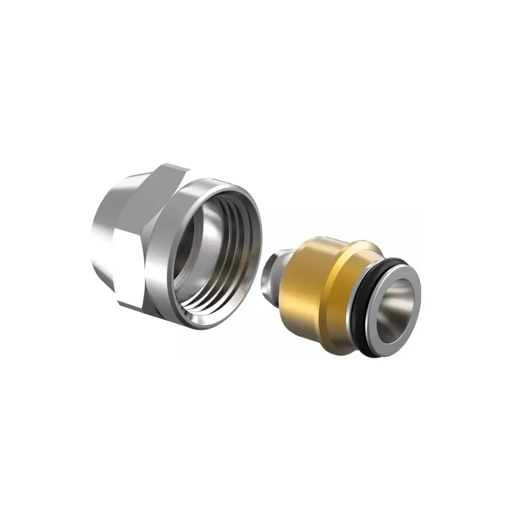 Фото Адаптер Uponor зажимной mlc латунь 16-1/2"вр покрытый '25ф Фото Адаптер Uponor зажимной mlc латунь 16-1/2"вр покрытый '25ф