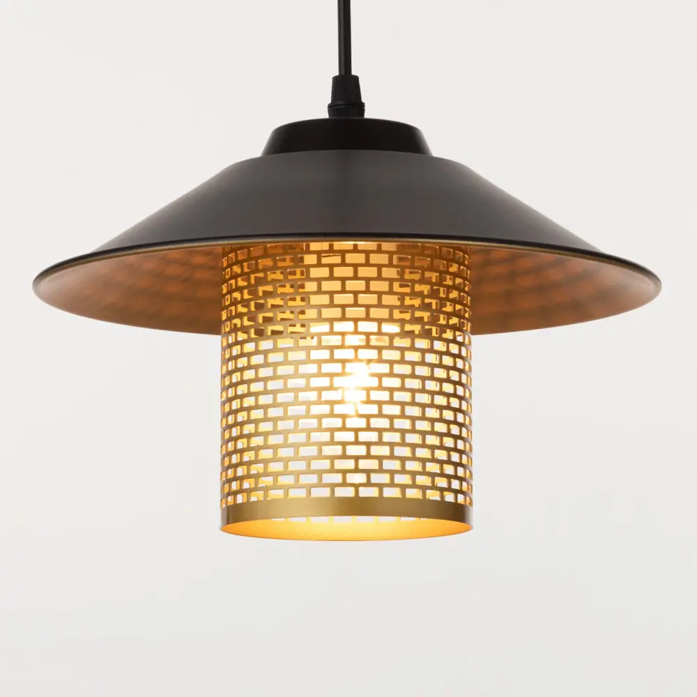 Фото 3 Светильник подвесной BAYERLUX 7586394 Туаз 1 лампа 2 м² цвет черный Фото 3 Светильник подвесной BAYERLUX 7586394 Туаз 1 лампа 2 м² цвет черный