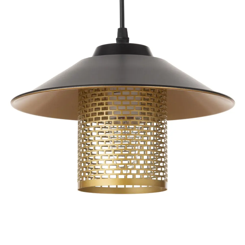 Фото 2 Светильник подвесной BAYERLUX 7586394 Туаз 1 лампа 2 м² цвет черный Фото 2 Светильник подвесной BAYERLUX 7586394 Туаз 1 лампа 2 м² цвет черный