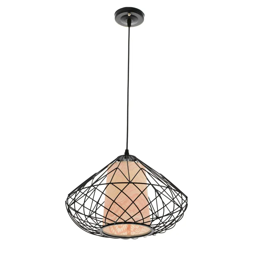 Фото Светильник подвесной BAYERLUX 1650 1 лампа 2 м² цвет черный Фото Светильник подвесной BAYERLUX 1650 1 лампа 2 м² цвет черный