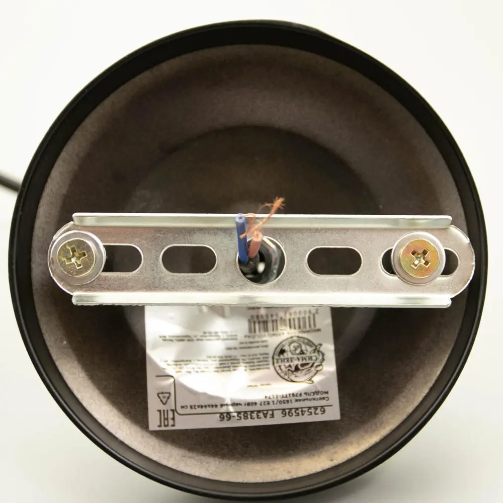 Фото 6 Светильник подвесной BAYERLUX 1650 1 лампа 2 м² цвет черный Фото 6 Светильник подвесной BAYERLUX 1650 1 лампа 2 м² цвет черный