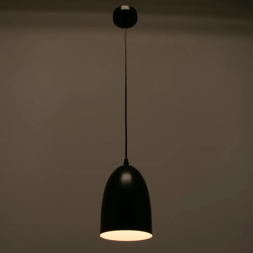 Фото 3 Светильник подвесной BAYERLUX 1871 1 лампа 2 м² цвет черный Фото 3 Светильник подвесной BAYERLUX 1871 1 лампа 2 м² цвет черный