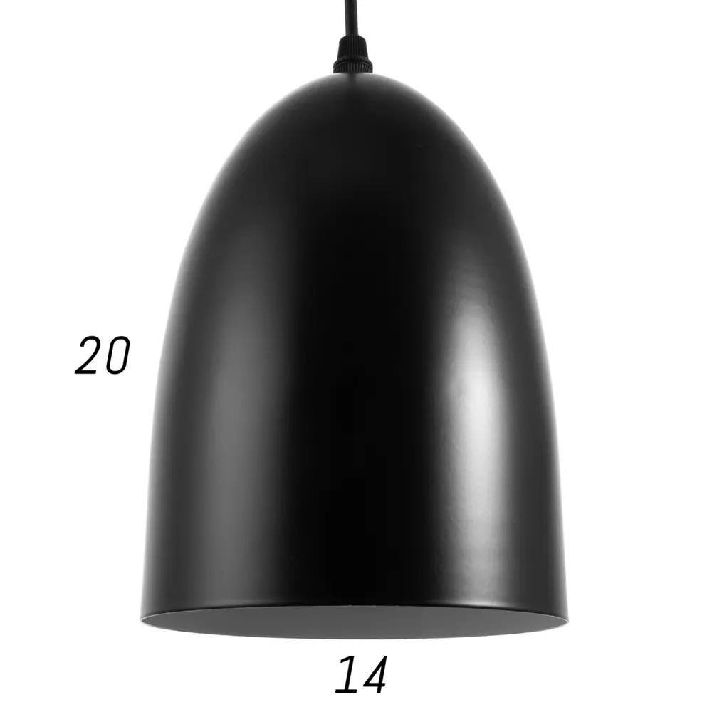 Фото 5 Светильник подвесной BAYERLUX 1871 1 лампа 2 м² цвет черный Фото 5 Светильник подвесной BAYERLUX 1871 1 лампа 2 м² цвет черный