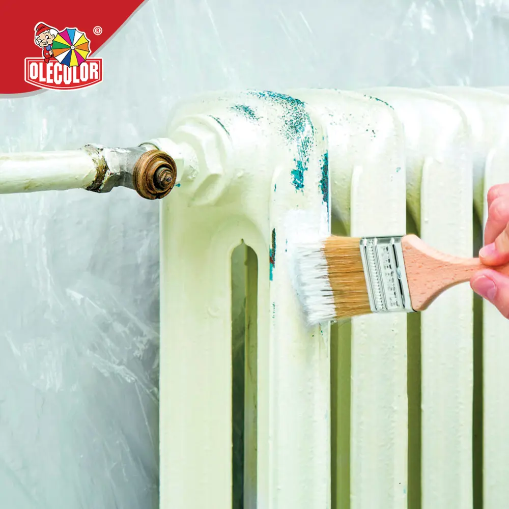 Фото 3 Эмаль для радиаторов OLECOLOR 4300007666 цвет белый 0.5 л Фото 3 Эмаль для радиаторов OLECOLOR 4300007666 цвет белый 0.5 л