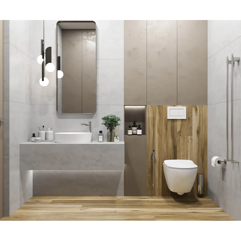 Фото 4 Глазурованный керамогранит Laparet Flagman 60x120 см 1.44 м² матовый цвет серый Фото 4 Глазурованный керамогранит Laparet Flagman 60x120 см 1.44 м² матовый цвет серый