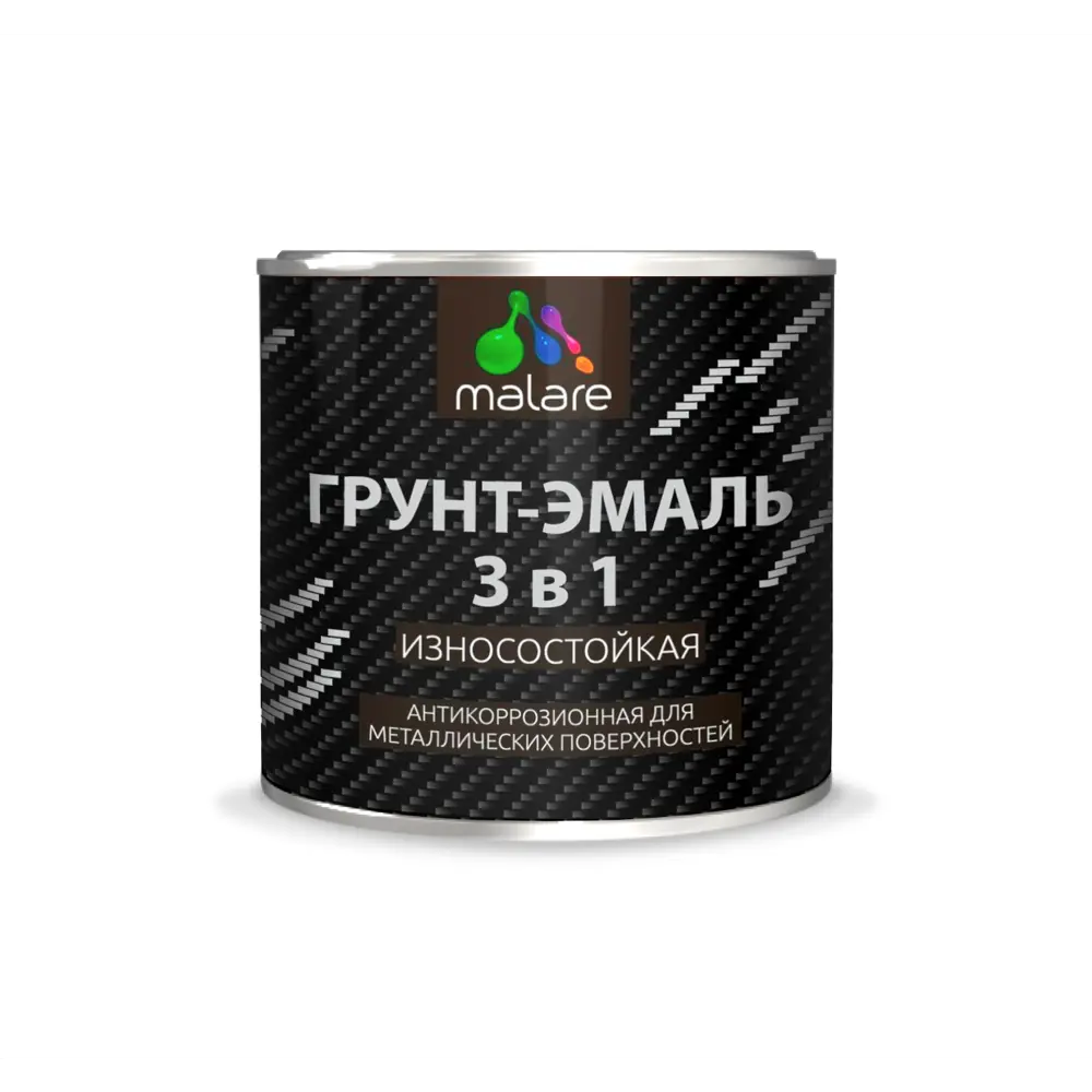 Фото Грунт-эмаль 3 в 1 MALARE ГЭ-АУ089 цвет бордовый 2 кг Фото Грунт-эмаль 3 в 1 MALARE ГЭ-АУ089 цвет бордовый 2 кг