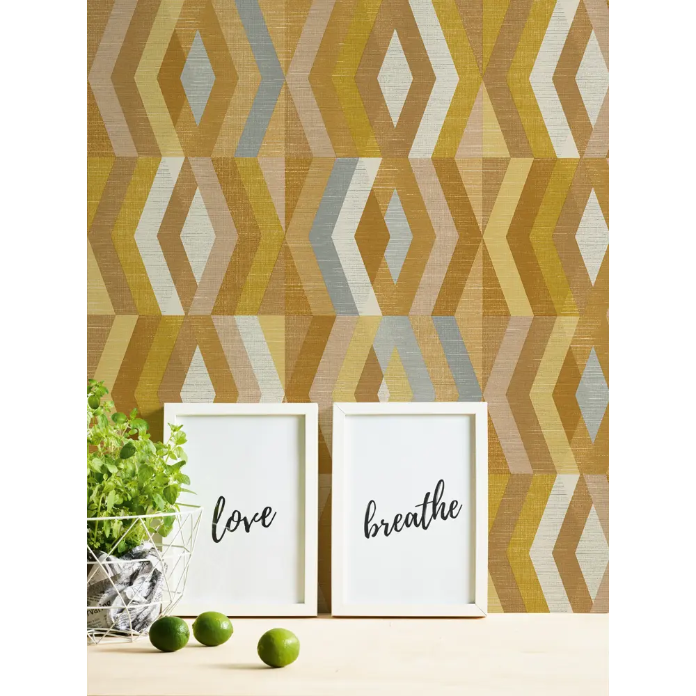 Фото 3 Обои флизелиновые A.S. Création Geo Nordic желтые 375333 0.53 м Фото 3 Обои флизелиновые A.S. Création Geo Nordic желтые 375333 0.53 м