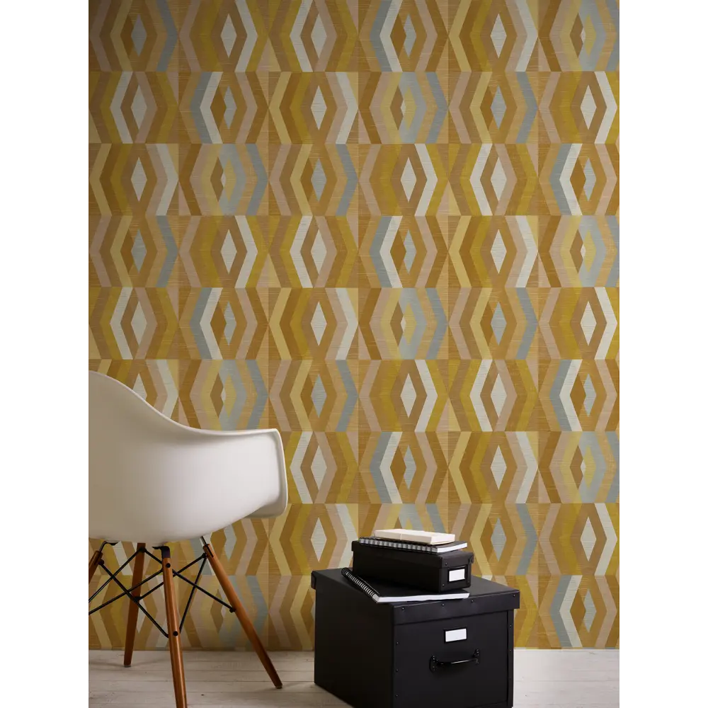 Фото 4 Обои флизелиновые A.S. Création Geo Nordic желтые 375333 0.53 м Фото 4 Обои флизелиновые A.S. Création Geo Nordic желтые 375333 0.53 м