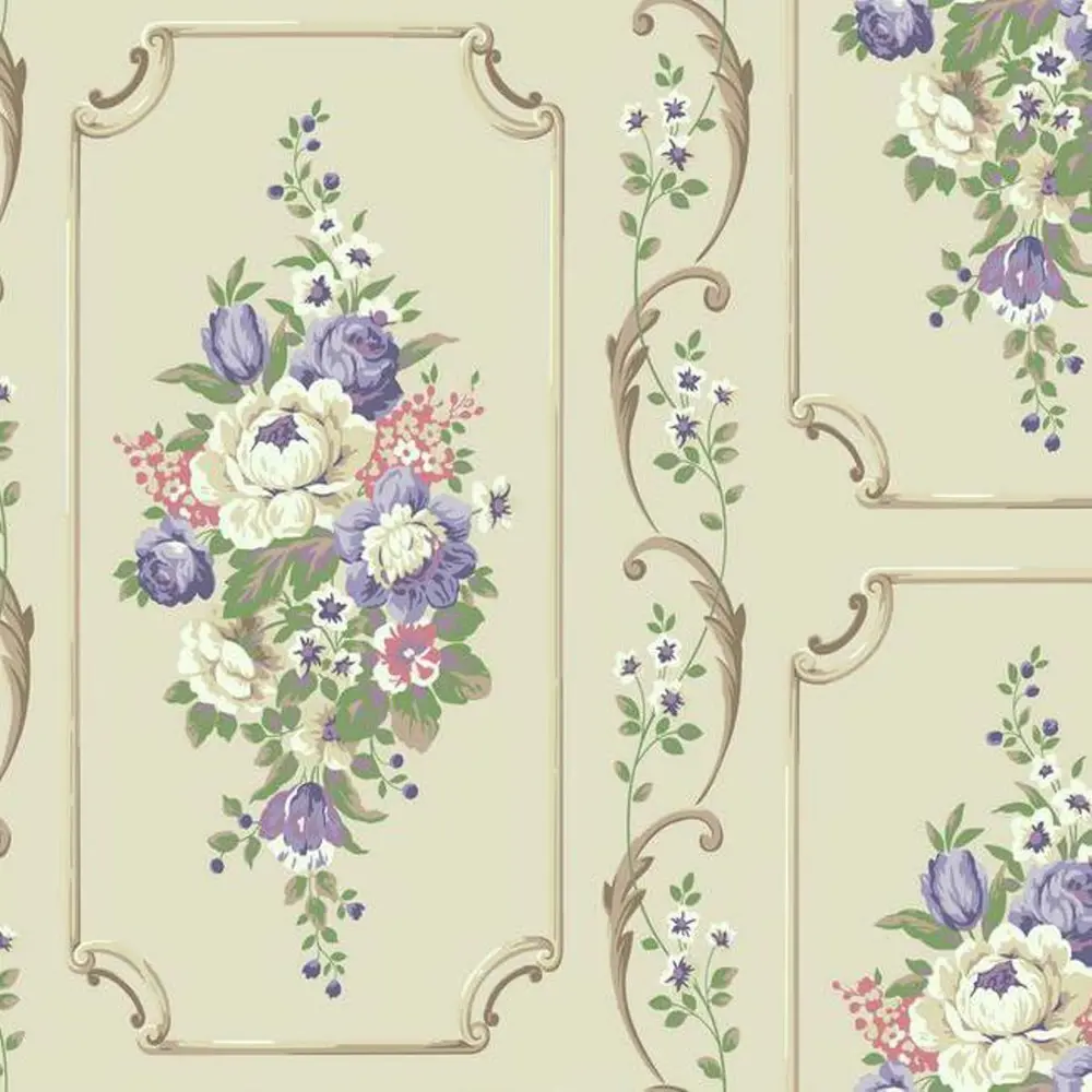 Фото Обои бумажные York Wallcoverings Casabella II BA4504, 0.68 м, бежевые Фото Обои бумажные York Wallcoverings Casabella II BA4504, 0.68 м, бежевые