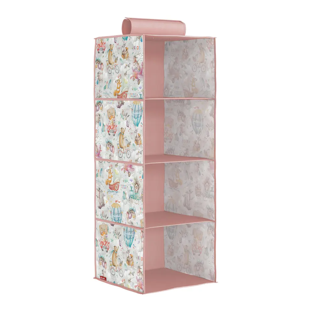 Фото Подвесной органайзер Valiant Путешастики Pink KTRP-HS4 30x84x30 см цвет розовый Фото Подвесной органайзер Valiant Путешастики Pink KTRP-HS4 30x84x30 см цвет розовый