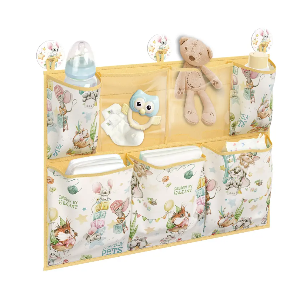 Фото 2 Подвесной органайзер Valiant Lovely Pets Yellow LPY-B-S7 55x41x1 см цвет желтый