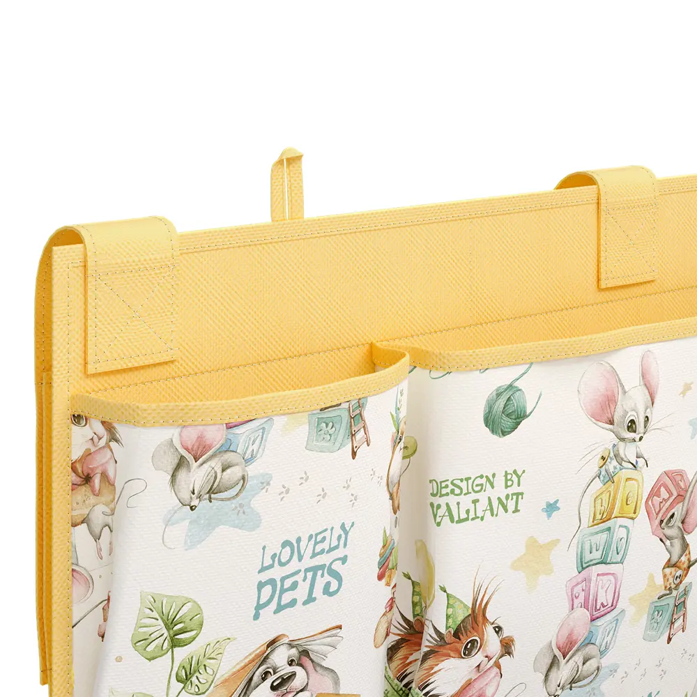 Фото 3 Подвесной органайзер Valiant Lovely Pets Yellow LPY-B-S5 60x25x1 см цвет желтый Фото 3 Подвесной органайзер Valiant Lovely Pets Yellow LPY-B-S5 60x25x1 см цвет желтый