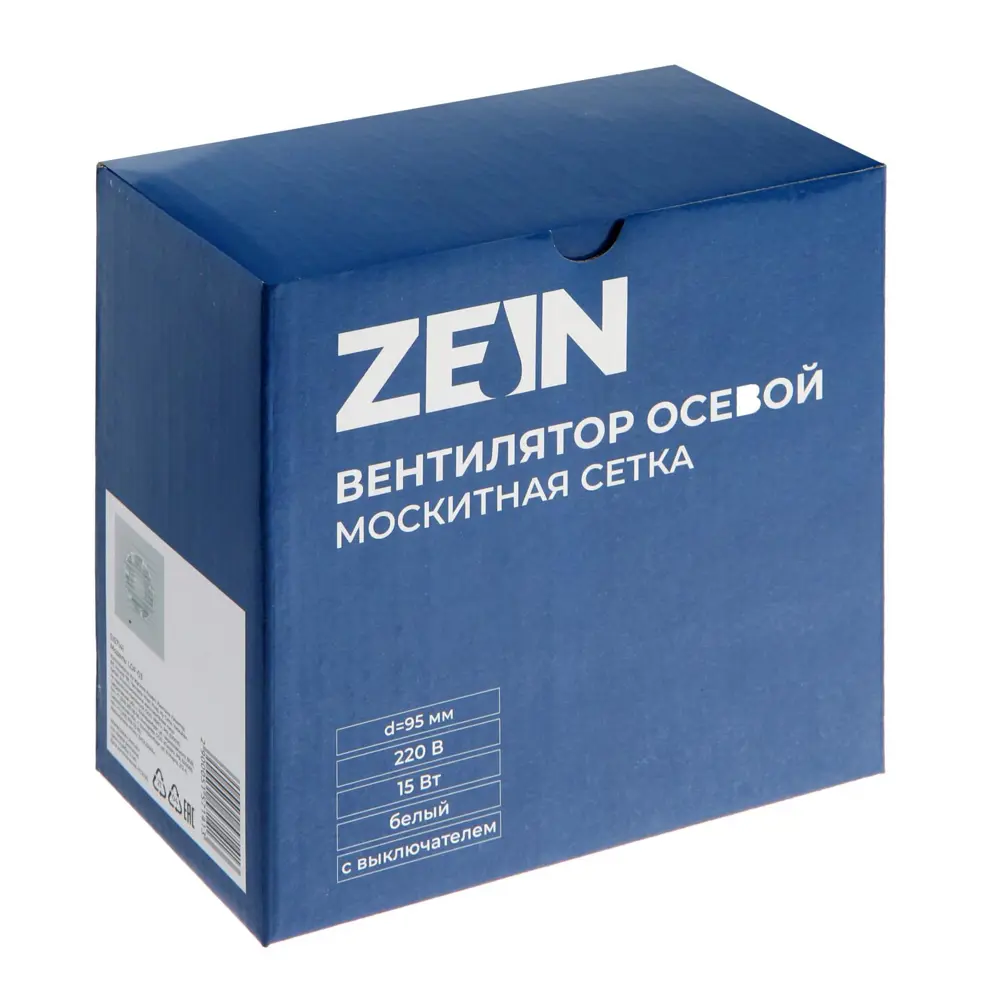 Фото 4 Вентилятор вытяжной Zein LOF-03 D100 мм 40 дБ 100 м³/ч цвет белый Фото 4 Вентилятор вытяжной Zein LOF-03 D100 мм 40 дБ 100 м³/ч цвет белый
