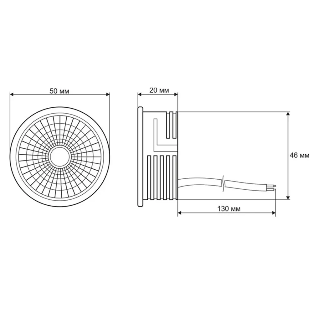 Фото 3 Светильник точечный светодиодный встраиваемый DENKIRS DK3000-5W 2 м² нейтральный белый свет цвет белый Фото 3 Светильник точечный светодиодный встраиваемый DENKIRS DK3000-5W 2 м² нейтральный белый свет цвет белый