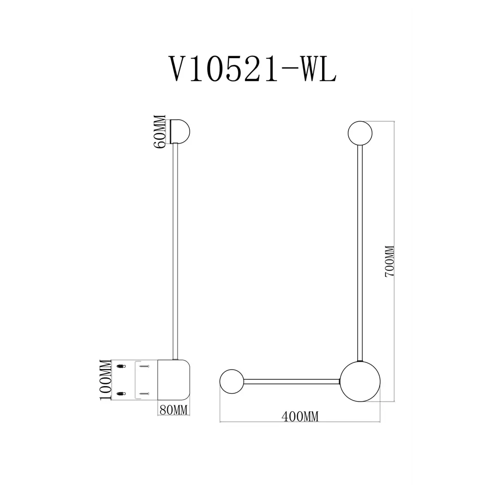 Фото 3 Настенный светильник светодиодный MODERLI V10521-WL Provo нейтральный белый свет цвет черный Фото 3 Настенный светильник светодиодный MODERLI V10521-WL Provo нейтральный белый свет цвет черный