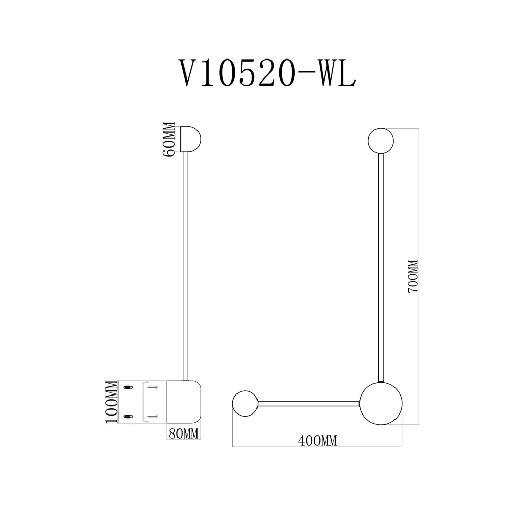 Фото 2 Настенный светильник светодиодный MODERLI V10520-WL Provo нейтральный белый свет цвет золотой Фото 2 Настенный светильник светодиодный MODERLI V10520-WL Provo нейтральный белый свет цвет золотой