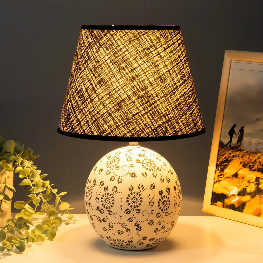 Фото 3 Настольная лампа RISALUX 9149576 цвет бежевый Фото 3 Настольная лампа RISALUX 9149576 цвет бежевый