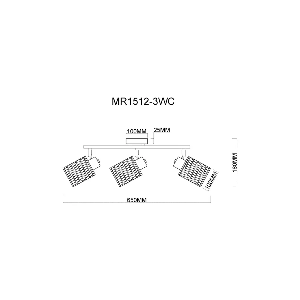 Фото 2 Спот поворотный MYFAR MR1512-3WC Cathy 3 лампы 9 м² цвет коричневый Фото 2 Спот поворотный MYFAR MR1512-3WC Cathy 3 лампы 9 м² цвет коричневый
