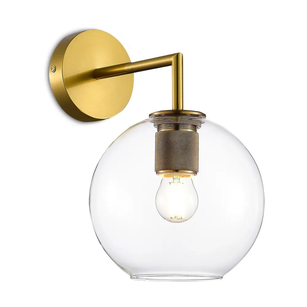 Фото Настенный светильник MYFAR MR1032-1W цвет латунь