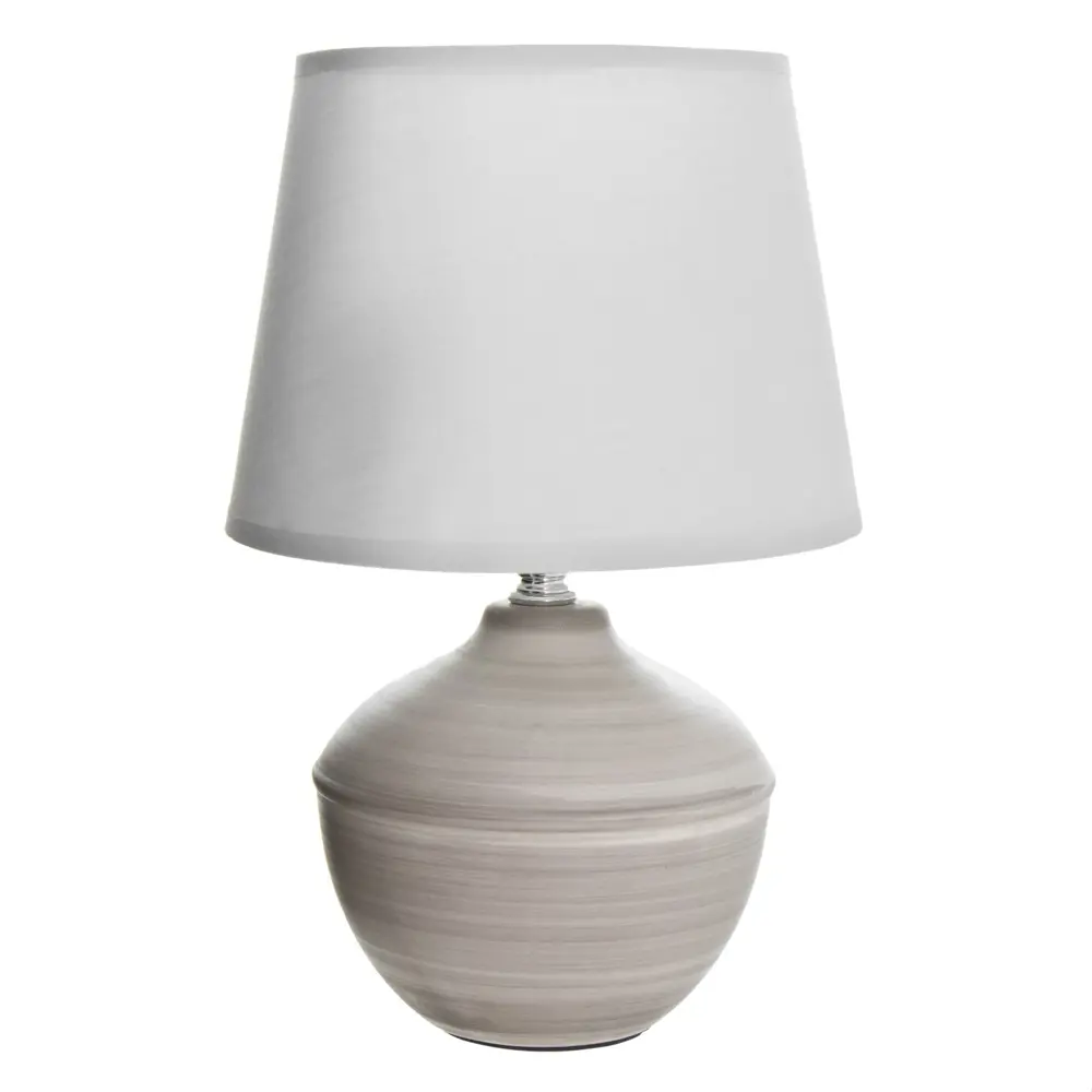 Фото 8 Настольная лампа RISALUX LN733 цвет серый серебристый Фото 8 Настольная лампа RISALUX LN733 цвет серый серебристый