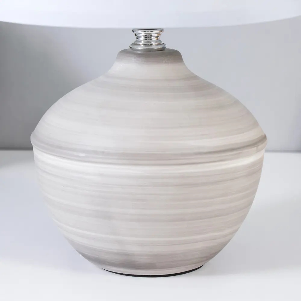 Фото 6 Настольная лампа RISALUX LN733 цвет серый серебристый Фото 6 Настольная лампа RISALUX LN733 цвет серый серебристый