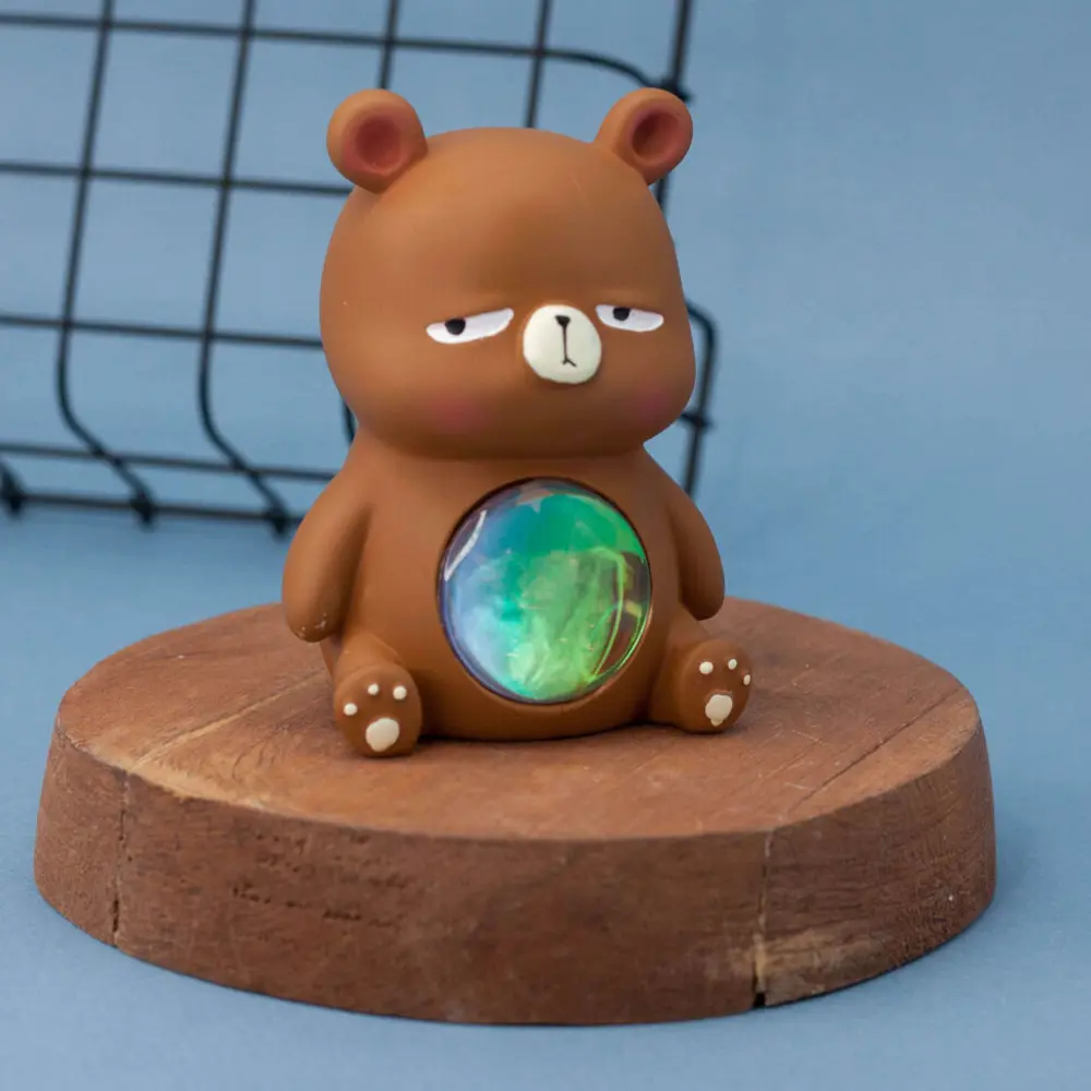Фото Ночник светодиодный NOBRAND Bear на батарейках, с выключателем Фото Ночник светодиодный NOBRAND Bear на батарейках, с выключателем