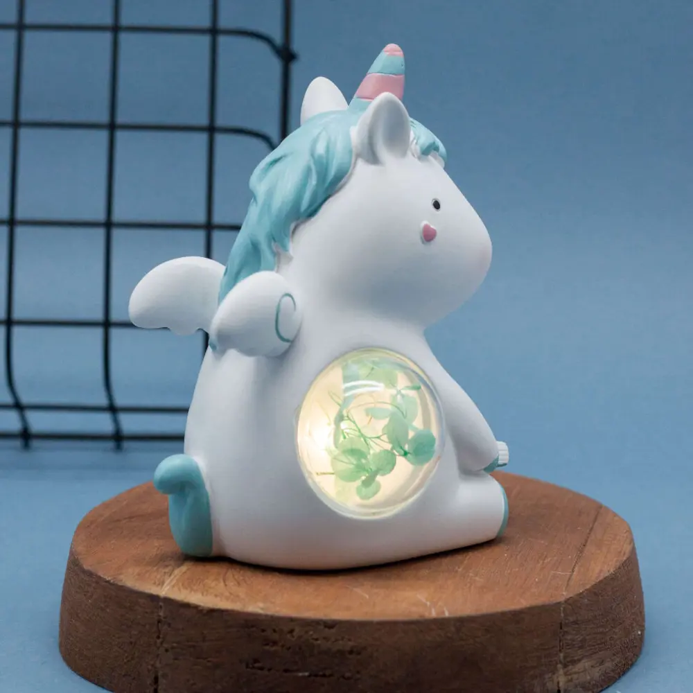 Фото Ночник светодиодный NOBRAND Gentle unicorn 83 2104-10A на батарейках, с выключателем Фото Ночник светодиодный NOBRAND Gentle unicorn 83 2104-10A на батарейках, с выключателем