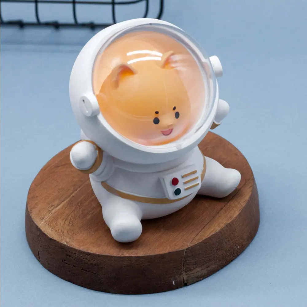 Фото Ночник светодиодный NOBRAND Fox space suit на батарейках, с выключателем Фото Ночник светодиодный NOBRAND Fox space suit на батарейках, с выключателем