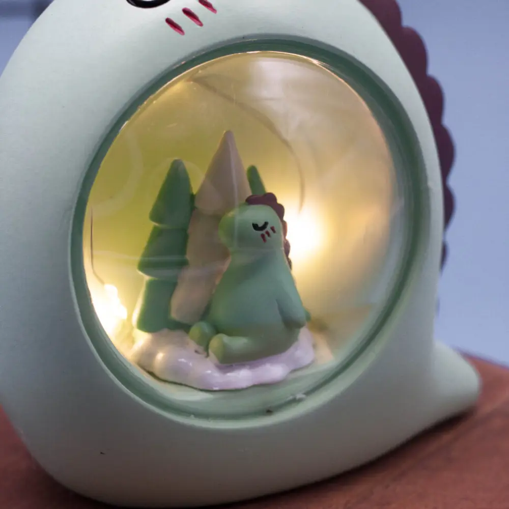 Фото 3 Ночник светодиодный NOBRAND Sleeping dino ball 83 9018-9A на батарейках, с выключателем Фото 3 Ночник светодиодный NOBRAND Sleeping dino ball 83 9018-9A на батарейках, с выключателем