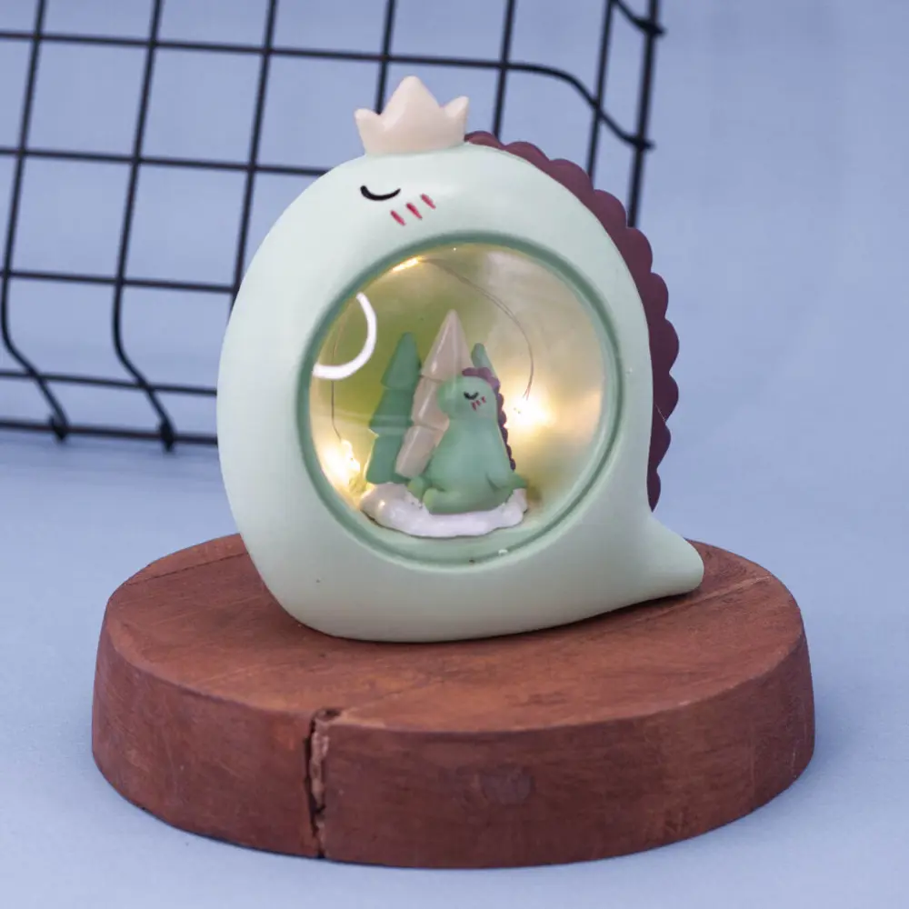 Фото 2 Ночник светодиодный NOBRAND Sleeping dino ball 83 9018-9A на батарейках, с выключателем Фото 2 Ночник светодиодный NOBRAND Sleeping dino ball 83 9018-9A на батарейках, с выключателем