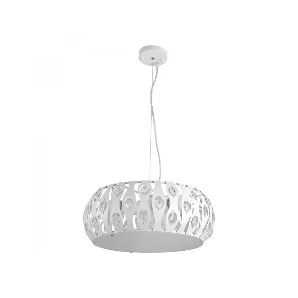 Фото Светильник подвесной TOPLIGHT TL4080D-03WH Cherry 3 лампы 6 м² цвет белый Фото Светильник подвесной TOPLIGHT TL4080D-03WH Cherry 3 лампы 6 м² цвет белый