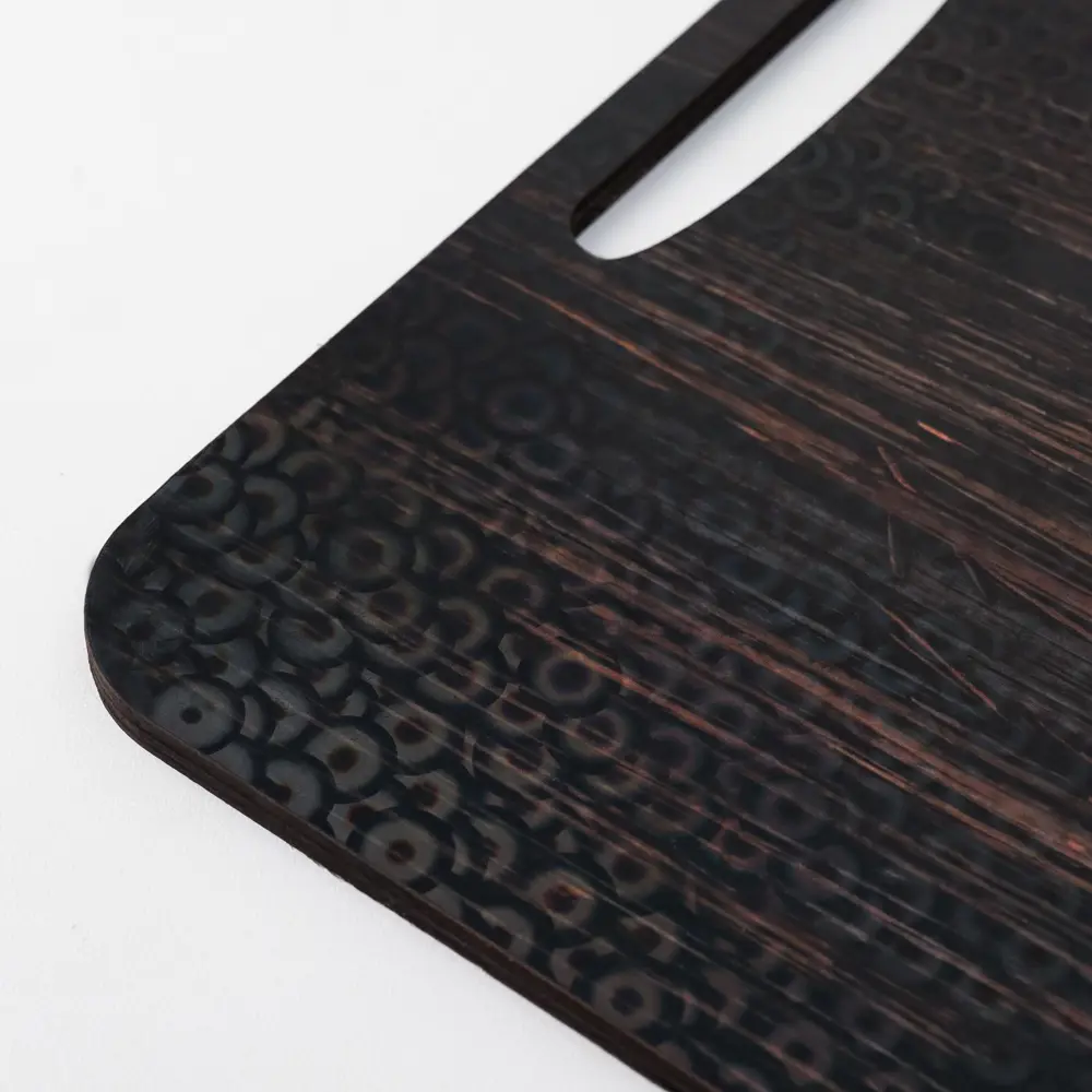 Фото 4 Разделочная доска-поднос Дарим красиво "Серая древесина" 36x28 см