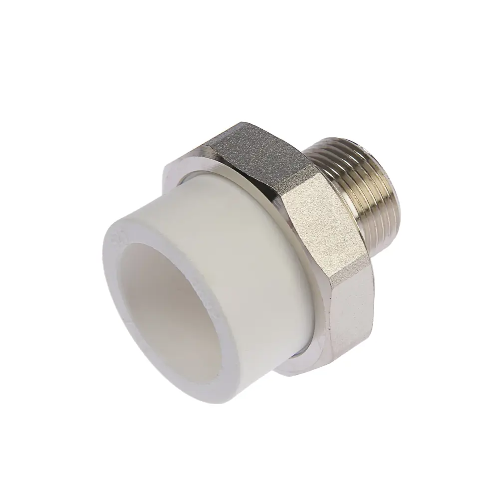 Фото 2 Муфта комбинированная СТМ 3/4"x32 мм ВП-НР латунь Фото 2 Муфта комбинированная СТМ 3/4"x32 мм ВП-НР латунь