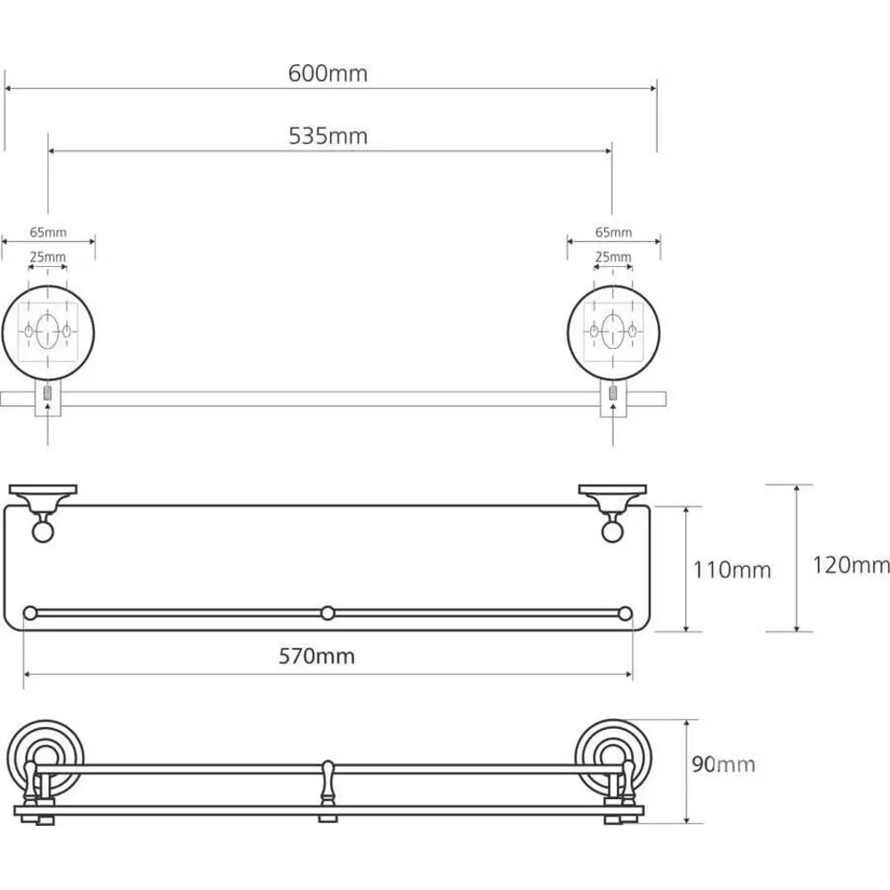 Фото 2 Полка Bemeta Retro 144202268 Фото 2 Полка Bemeta Retro 144202268