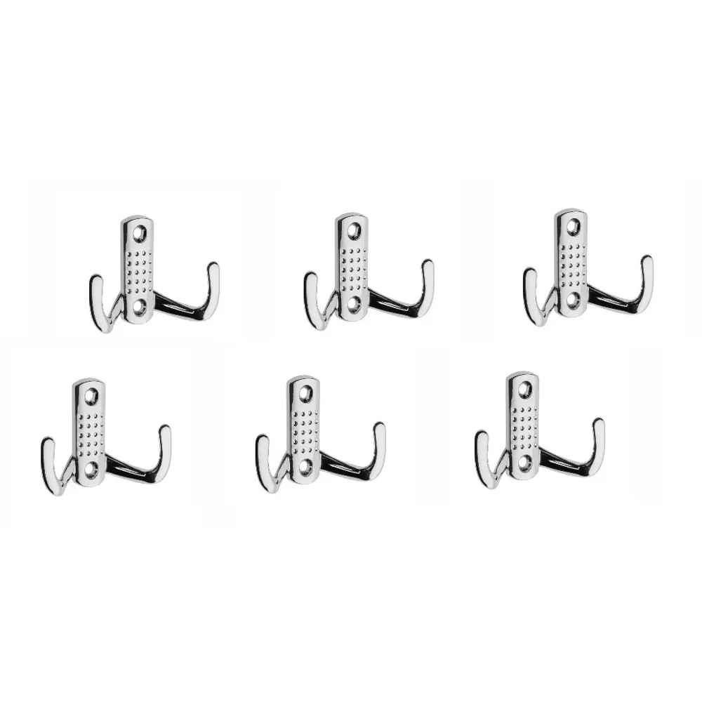 Фото Крючок мебельный GTV WZ-B0-K23-01 хром - ЭКОНОМ комплект 6 шт Фото Крючок мебельный GTV WZ-B0-K23-01 хром - ЭКОНОМ комплект 6 шт