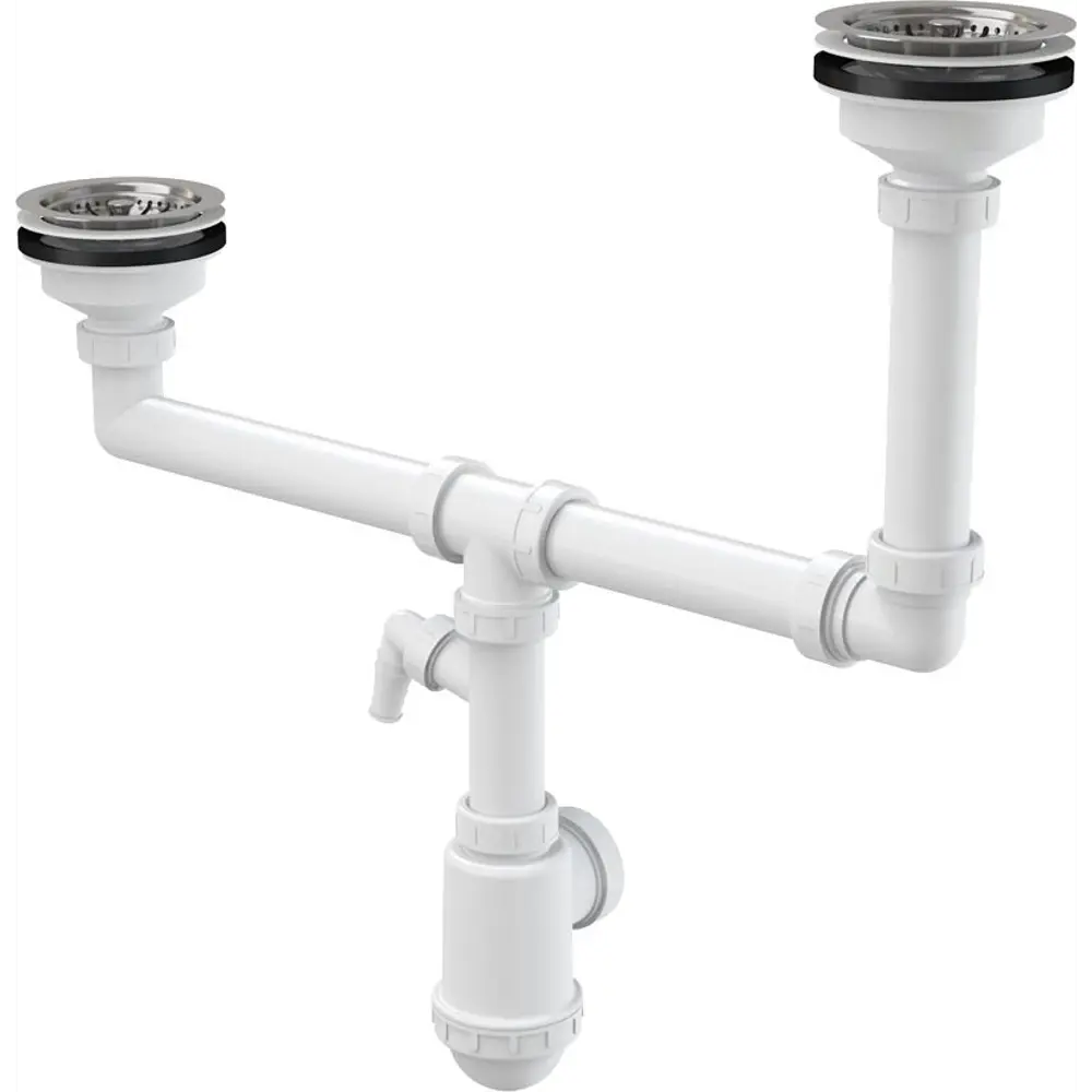 Фото Сифон для мойки AlcaPlast A454P Фото Сифон для мойки AlcaPlast A454P