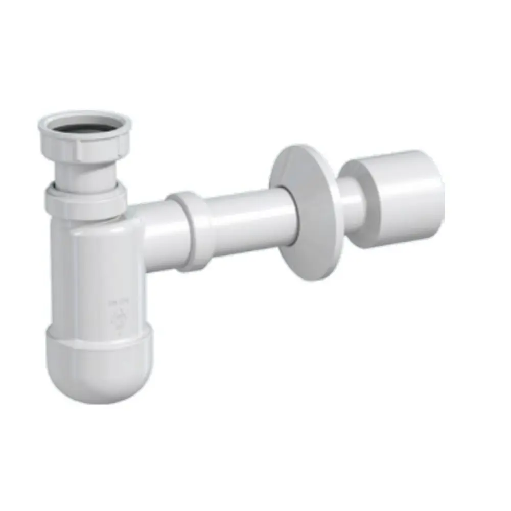 Фото Сифон для умывальника Santecpro накидная гайка 1" сливная трубка d32/50 Фото Сифон для умывальника Santecpro накидная гайка 1" сливная трубка d32/50