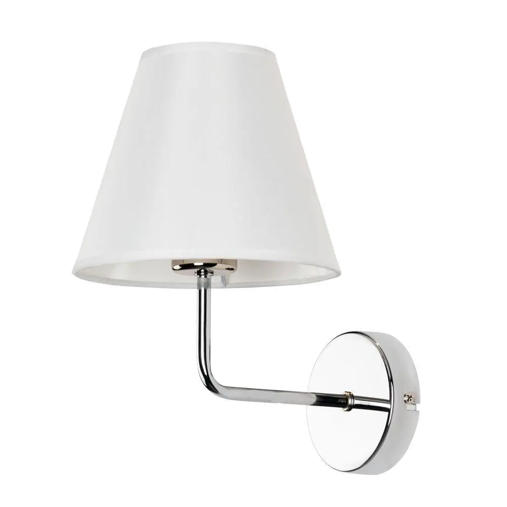 Фото Настенный светильник ARTE LAMP A2581AP-1CC цвет белый Фото Настенный светильник ARTE LAMP A2581AP-1CC цвет белый