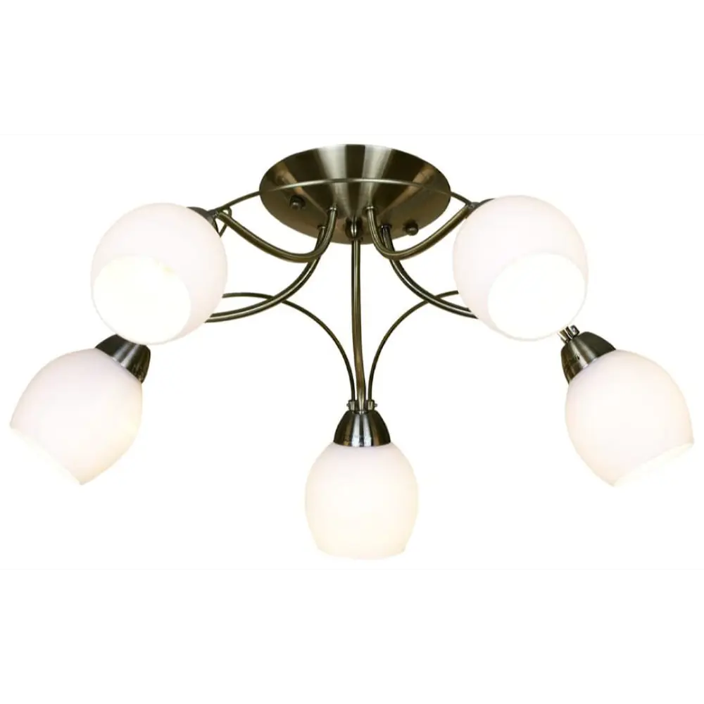 Фото Люстра подвесная VELANTE 168-507-05 5 ламп 10 м² цвет белый