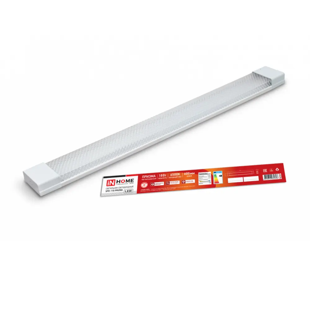 Фото Светильник ЖКХ светодиодный IN HOME 4690612032696 18 Вт IP40 цвет белый, накладной Фото Светильник ЖКХ светодиодный IN HOME 4690612032696 18 Вт IP40 цвет белый, накладной