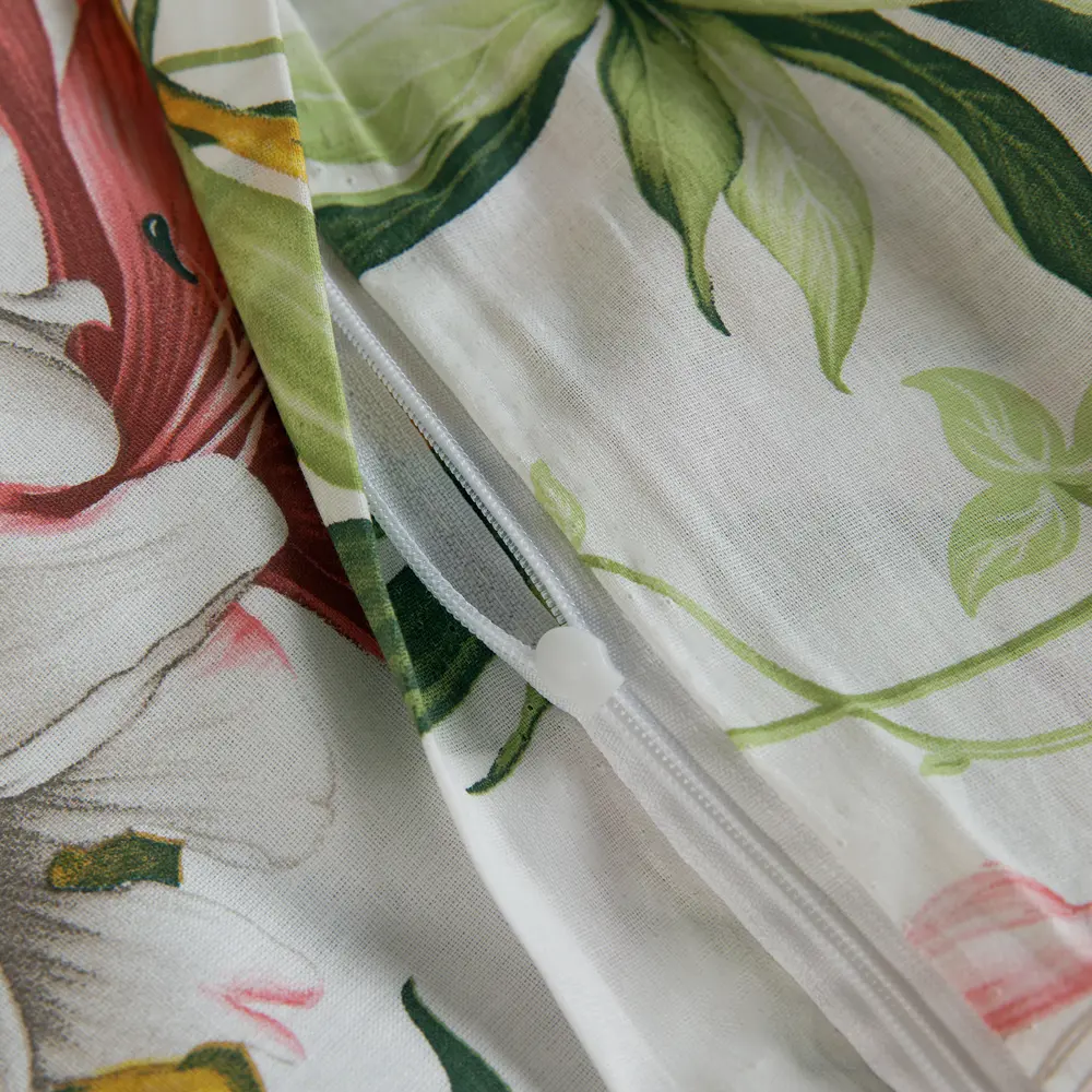 Фото 5 Комплект постельного белья Windslow Гарден бердс двуспальный перкаль 50x70 см, разноцветный