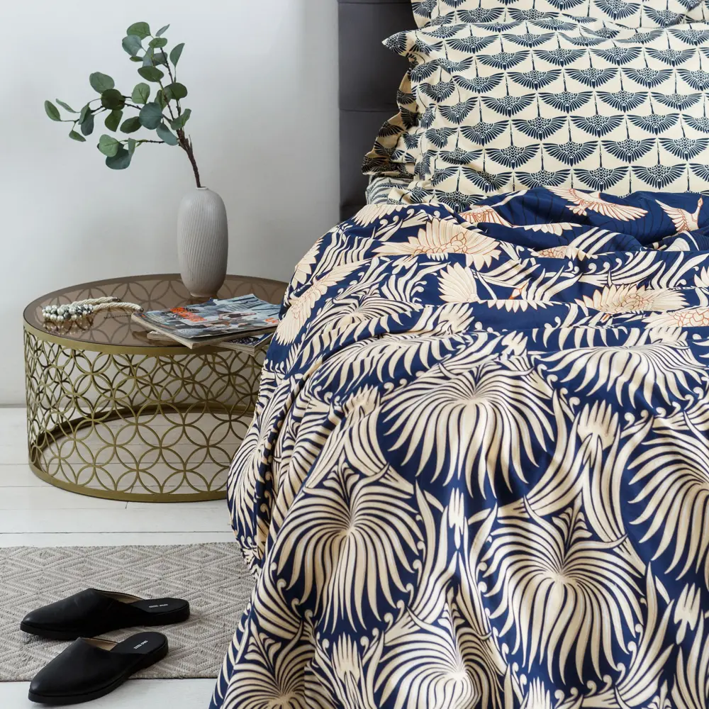 Фото Комплект постельного белья Windslow Клеопатра двуспальный перкаль 50x70 см, разноцветный