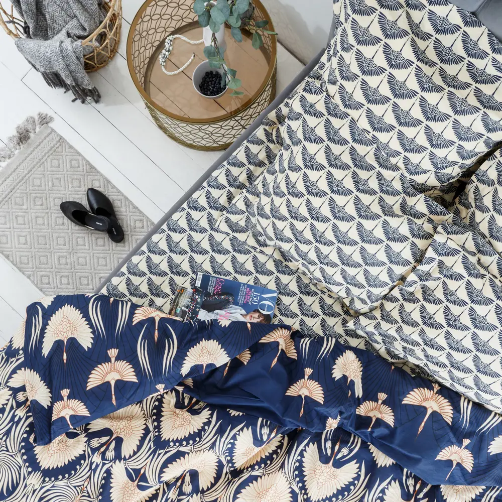 Фото 3 Комплект постельного белья Windslow Клеопатра двуспальный перкаль 50x70 см, разноцветный