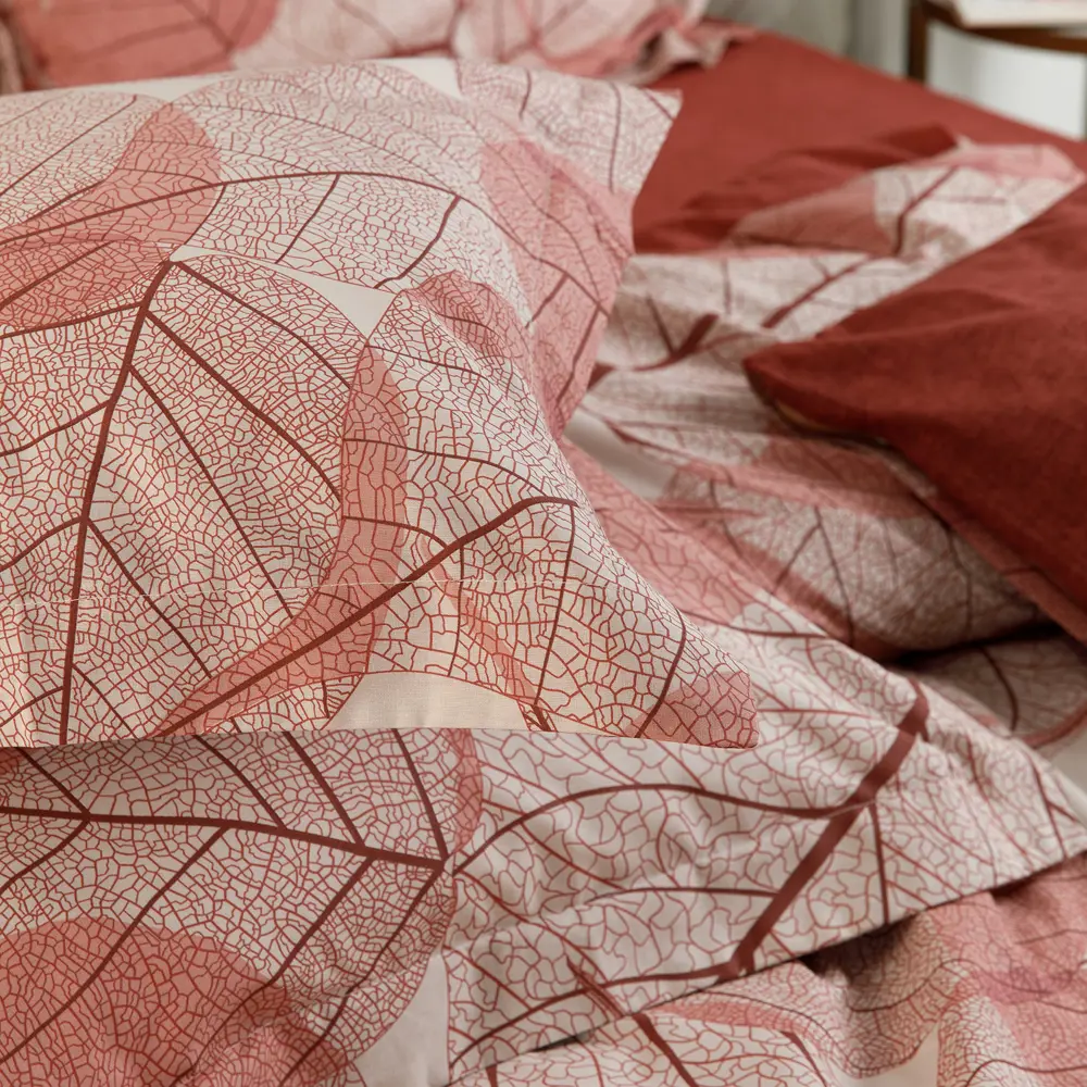 Фото 5 Комплект постельного белья Windslow Осенняя нежность двуспальный перкаль 50x70 см, разноцветный