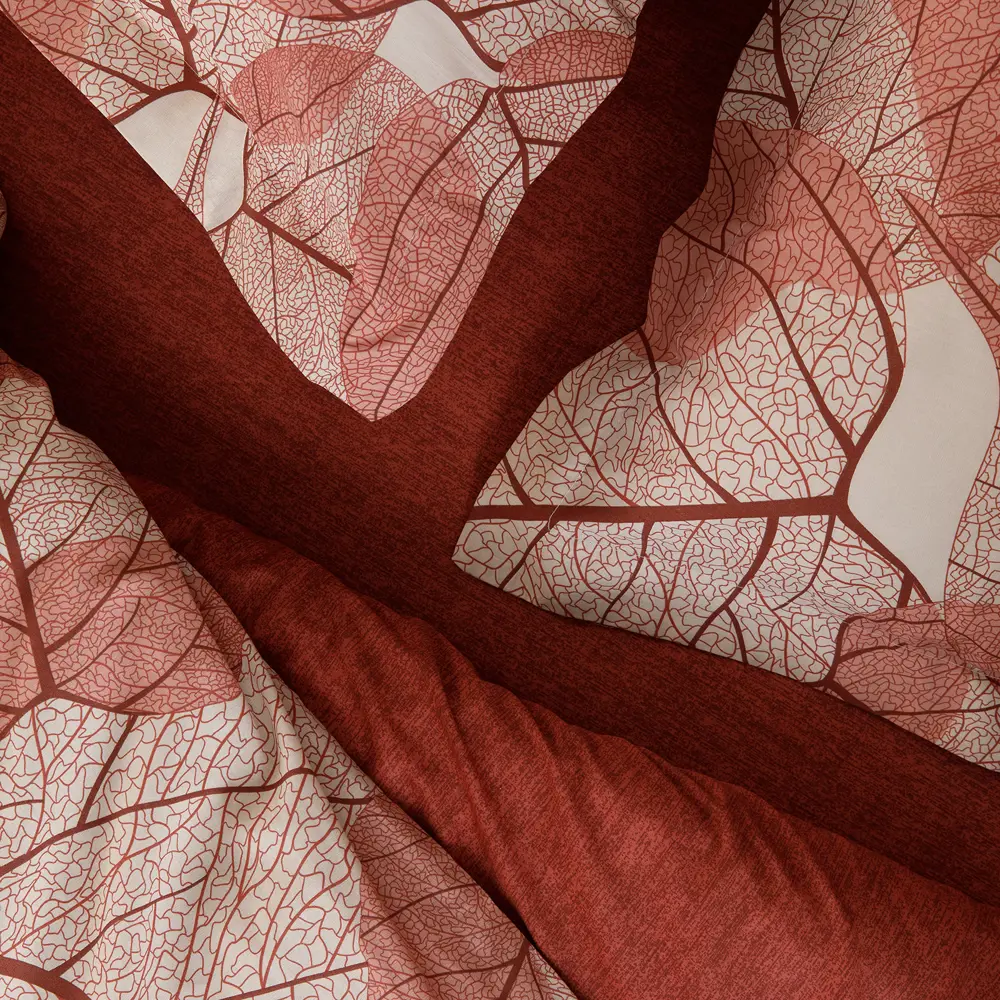 Фото 4 Комплект постельного белья Windslow Осенняя нежность двуспальный перкаль 50x70 см, разноцветный