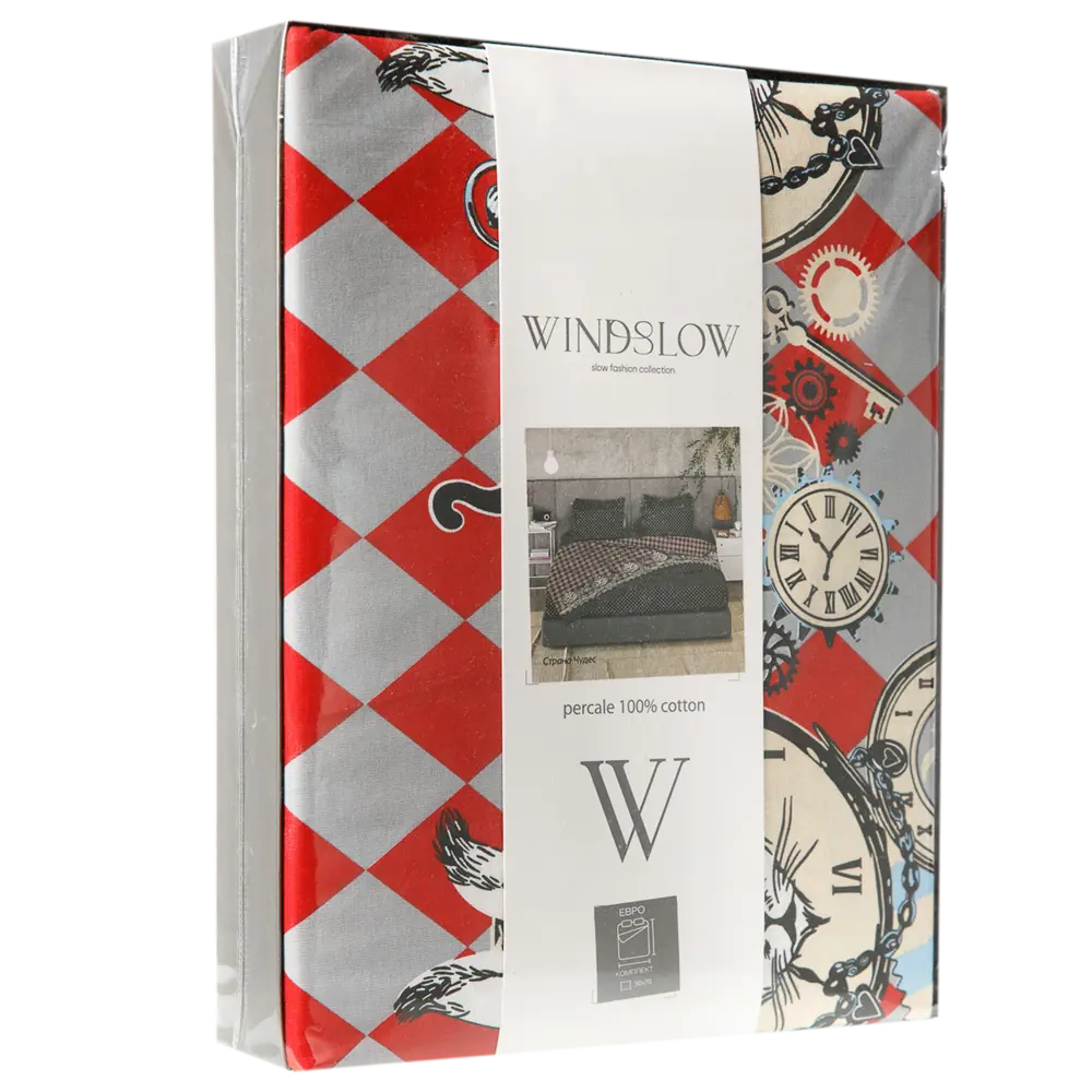 Фото 7 Комплект постельного белья Windslow Страна чудес семейный перкаль 50x70 см, разноцветный Фото 7 Комплект постельного белья Windslow Страна чудес семейный перкаль 50x70 см, разноцветный