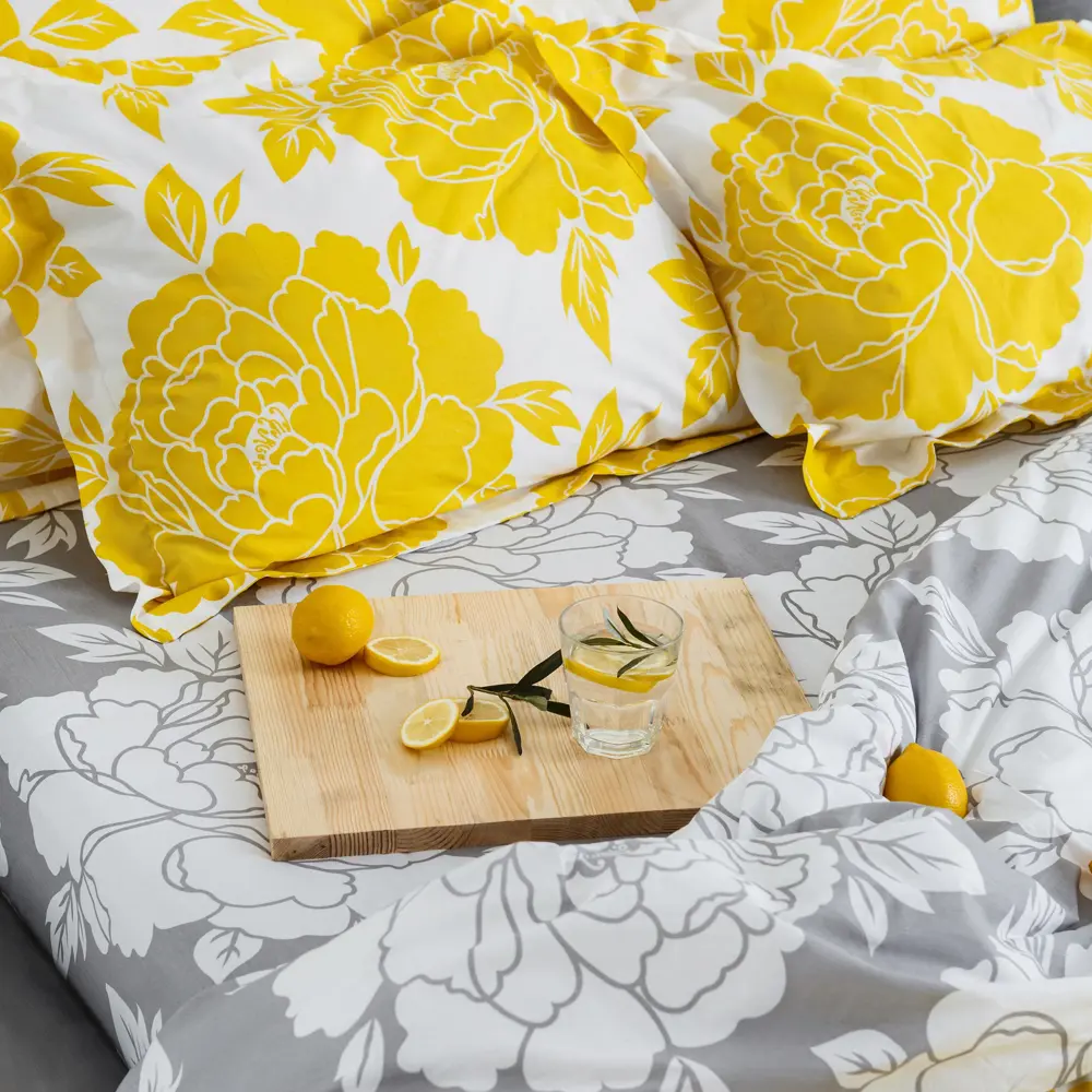 Фото 5 Комплект постельного белья Windslow Фиона полутораспальный перкаль 50x70 см, разноцветный